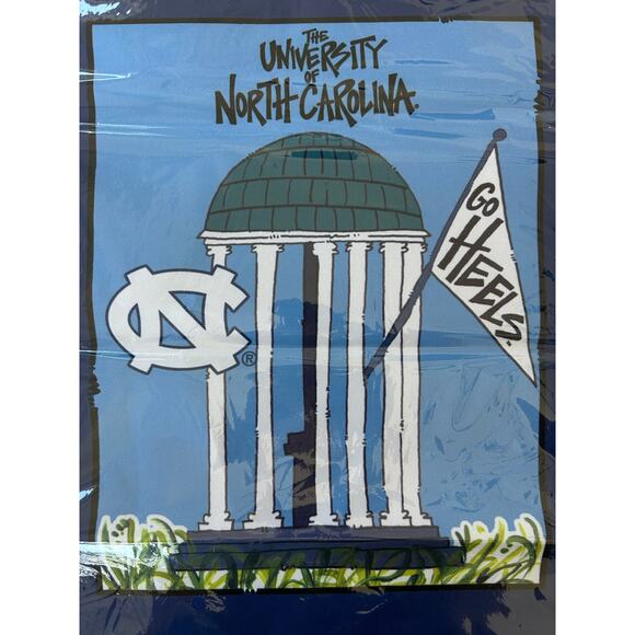 Magnolia Lane University of North Carolina Garden Flag Dorm Wall Decor 12x18 - Picture 2 of 3